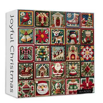 Gioioso puzzle di Natale puzzle 1000 pezzi